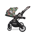 Passeggino GLORY 2in1+ADAPTERS con cestino estivo Tropical FLOWERS